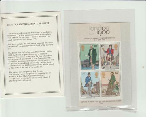Grande-Bretagne 1979 Bloc Centenaire Sir Rowland Hill (II)**, Timbres & Monnaies, Timbres | Europe | Royaume-Uni, Non oblitéré