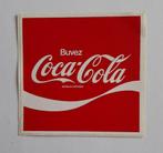 sticker buvez coca cola vintage 1970 perfecte staat, Ophalen of Verzenden