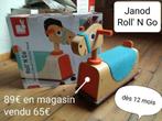 Janod porteur en bois Roll' N Go avec rangement, Enfants & Bébés, Comme neuf, Enlèvement ou Envoi