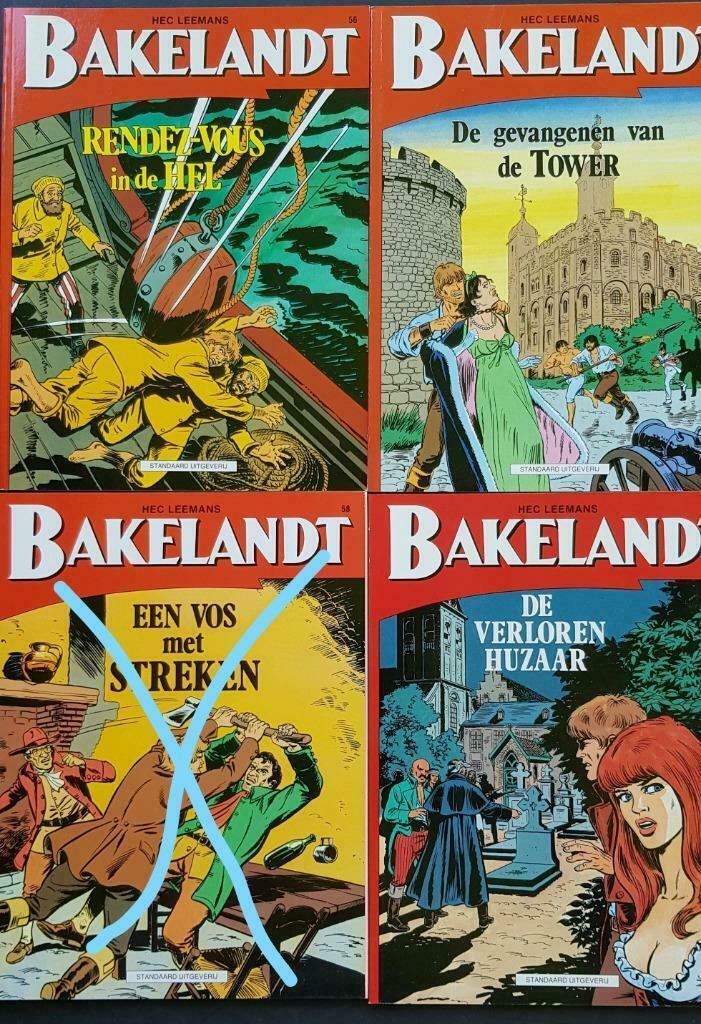 Strips Bakelandt Leemans Janssens J. Hoste Standaard Uitgeve, Boeken, Stripverhalen, Zo goed als nieuw, Meerdere stripboeken, Ophalen