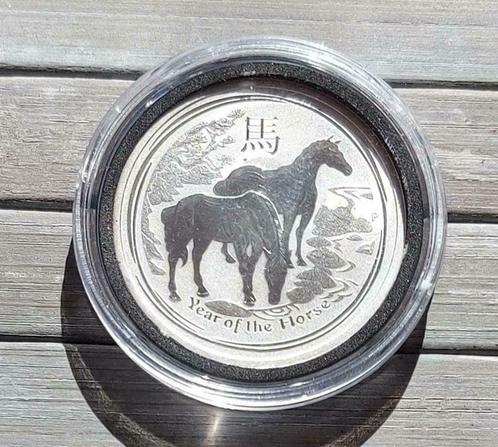 Australia 2014 - ½ Ounce Silver 50 Cents - Year of the Horse, Postzegels en Munten, Munten | Oceanië, Losse munt, Zilver, Verzenden