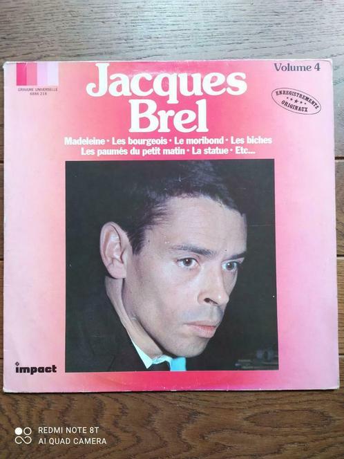 33 T Jacques Brel, CD & DVD, Vinyles | Pop, Avant 1960, Autres formats, Enlèvement ou Envoi