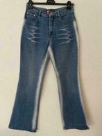 Jeans met strepen en glitters, Maat 38/40 (M), Blauw, Ophalen of Verzenden, Zo goed als nieuw
