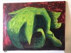Schilderij Lieven van den Bergh, Antiek en Kunst, Kunst | Schilderijen | Modern, Ophalen of Verzenden