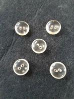 boutons 11 mm 2 trous transparent couleur saumon, Enlèvement ou Envoi, Neuf