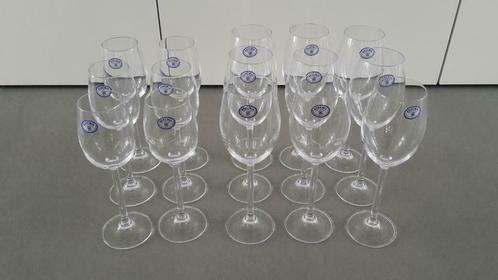 kristallen porto- en wijnglazen op voet, Antiek en Kunst, Antiek | Glaswerk en Kristal, Ophalen of Verzenden