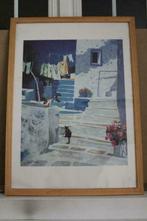 Mediterraans tafereel, Ophalen, Zo goed als nieuw, Foto of Poster