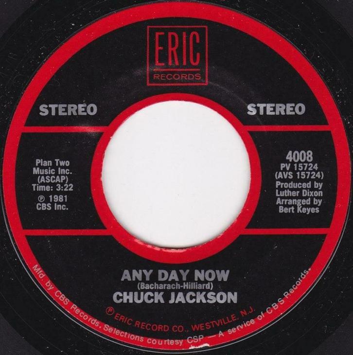 Chuck Jackson – Any Day Now'' Dubbel Popcorn Northern Soul'', Cd's en Dvd's, Vinyl Singles, Zo goed als nieuw, Single, R&B en Soul