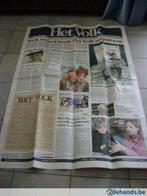 krant "het volk" juni 1993 reuze exemplaar, Verzamelen, Ophalen of Verzenden, 1980 tot heden, Krant