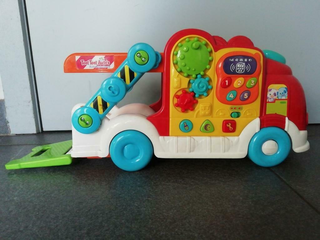VTech auto ambulance., Ophalen of Verzenden, Zo goed als nieuw