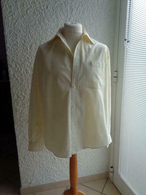 Chemise jaune clair. Marque: "BRICE". Taille 4 = XL, Kleding | Heren, Overhemden, Zo goed als nieuw, Geel, Ophalen of Verzenden