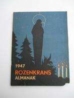 almanak De rozenkrans 1947 kalender 48 blz., Ophalen of Verzenden