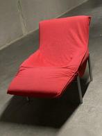 Fauteuil Méridienne rouge 1 place larg 80 cm haut 120 cm, Comme neuf, Rouge