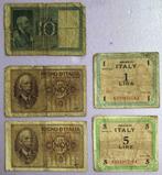 billets en lire italienne, Envoi