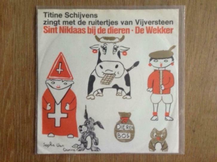 single titine schijvens en de ruitertjes van vijverstijn, CD & DVD, Vinyles Singles, Single, En néerlandais, 7 pouces, Enlèvement ou Envoi