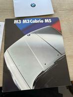 Bmw e30 m3 cabrio e34 m5 duits brochure, Auto diversen, Handleidingen en Instructieboekjes, Ophalen of Verzenden