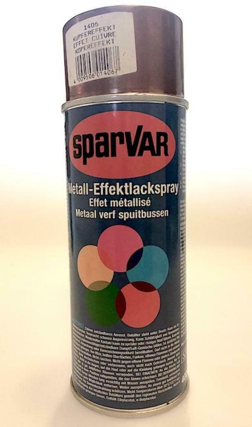 Sparvar Vernis Spray effet métal effet cuivre, 400 ml, Bricolage & Construction, Peinture, Vernis & Laque, Comme neuf, Peinture