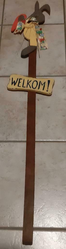 paasdecoratie - welkomstok, Ophalen of Verzenden, Zo goed als nieuw
