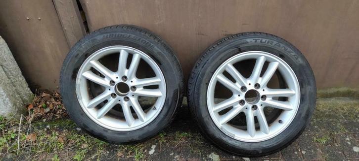 Jantes Mercedes 16" - 205/55 R16, Auto-onderdelen, Banden en Velgen, Banden en Velgen, Zomerbanden, 16 inch, 205 mm, Personenwagen