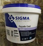 Peinture façade Sigma gris basalte + crépi - total 10 litres