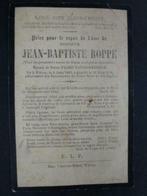 carte mortuaire Roppe Jean Baptiste  Wavre 8 juin 1843 + Wa, Collections, Carte de condoléances, Envoi