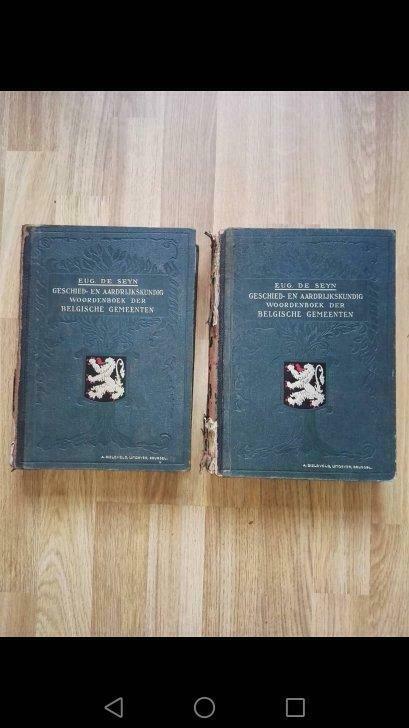Geschiedenis, woordenbook Belgische Gemeenten, Livres, Histoire nationale, Utilisé, Enlèvement ou Envoi