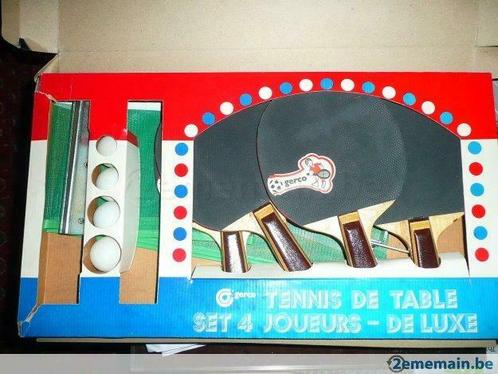 Gerco set tennis de table 4 joueurs ping pong neuf, Sports & Fitness, Ping-pong, Neuf