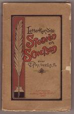 E. Pauwels, Letterkundige studiën en schetsen (1898), Antiek en Kunst, Ophalen of Verzenden