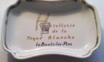 Hostellerie de la Toque Blanche Cendrier porcelaine Limoges, Collections, Autres types, Utilisé, Enlèvement ou Envoi