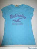 blauw T-shirt Hollister Medium meisje, Enfants & Bébés, Enlèvement ou Envoi, Utilisé, Chemise ou À manches longues
