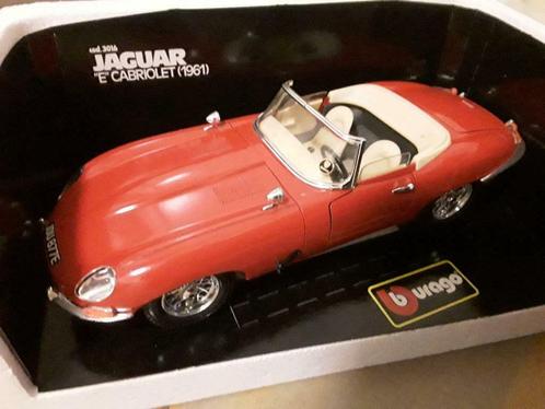 Jaguar type E Burago, Polistil, Maisto, .. 1/18, Hobby en Vrije tijd, Modelauto's | 1:18, Nieuw, Auto, Burago, Ophalen of Verzenden