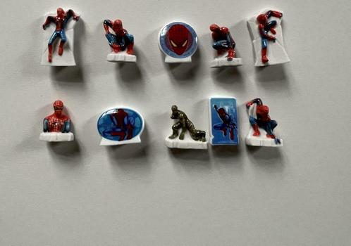 Spiderman porselein beeldjes compleet 10 stuks los, Collections, Personnages de BD, Neuf, Statue ou Figurine, Super héros, Enlèvement ou Envoi
