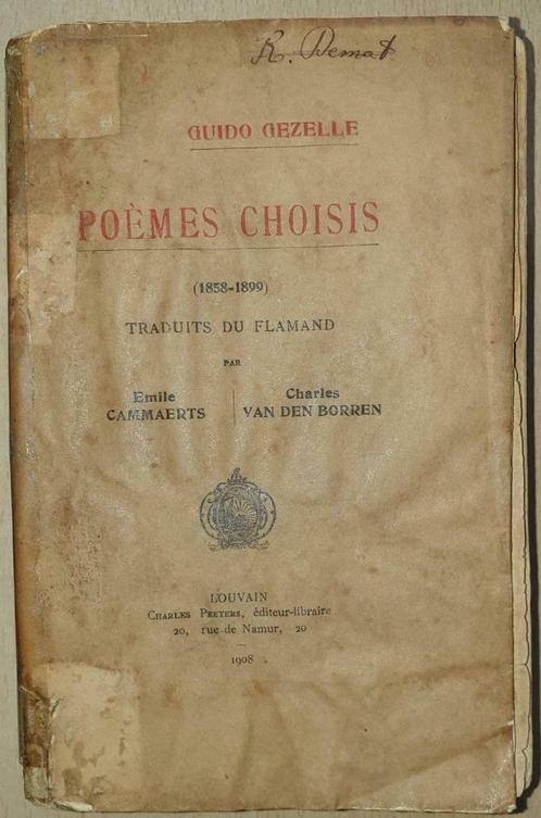 Poèmes choisis 1858-1899, Boeken, Gedichten en Poëzie, Gelezen, Meerdere auteurs, Ophalen of Verzenden