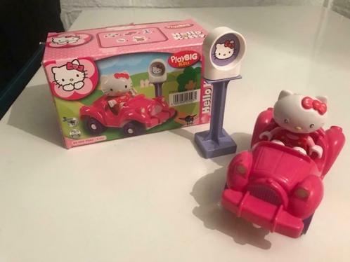 Hello Kitty speelset-auto met verkeersbord-goede staat, Kinderen en Baby's, Speelgoed | Bouwstenen, Zo goed als nieuw, Overige merken