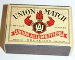 UNION MATCH Oude houten volle luciferdoos jaren 50, Nieuw, Ophalen of Verzenden, Luciferdoosjes of -merken