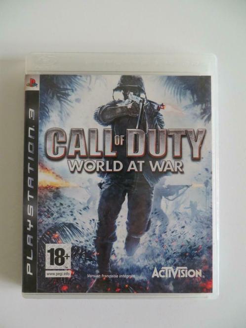 Jeu PS3 Call of Duty World at War, Consoles de jeu & Jeux vidéo, Jeux | Sony PlayStation 3, Utilisé, Aventure et Action, 1 joueur
