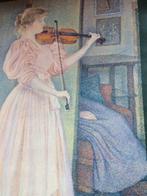 tentoonstellingsaffiche Théo Van Rysselberghe 1993, Antiek en Kunst, Ophalen