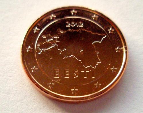 Estland 2012 1 Eurocent UNC, Postzegels en Munten, Munten | Europa | Euromunten, Losse munt, 1 cent, Estland, Verzenden