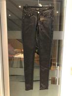 Nieuwe zwarte broek leatherlook maat 36 stretch slim skinny/, Monday, Zwart, Nieuw, Ophalen of Verzenden