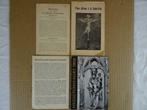 Collectie antieke religieuze brochures en boekje bedevaart, Antiek en Kunst, Antiek | Religieuze voorwerpen, Ophalen of Verzenden
