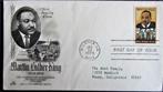FDC - U.S.A.- BEROEMDE PERSONEN- MARTIN LUTHER KING., Postzegels en Munten, Ophalen of Verzenden, Gestempeld, Overige thema's