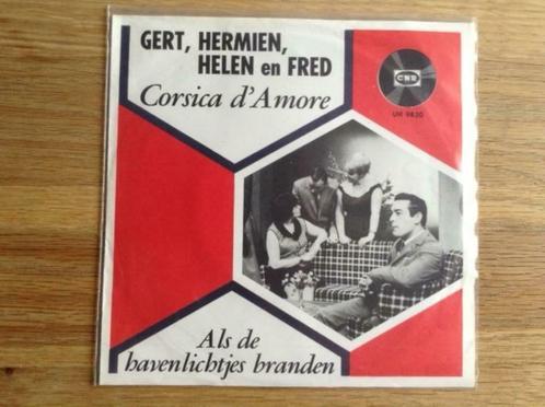 single gert, hermien, helen en fred, Cd's en Dvd's, Vinyl Singles, Single, Nederlandstalig, 7 inch, Ophalen of Verzenden