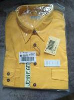NEUF - Superbe chemise en jean jaune manches longues, Comme neuf, Jaune, Enlèvement ou Envoi