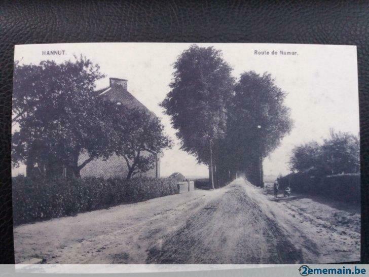 carte postale hannut  route de Namur
