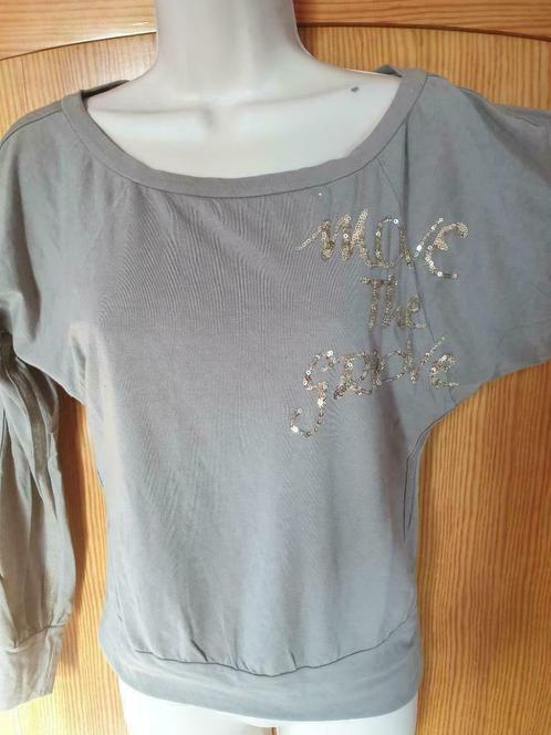 neuf T-shirt DEHA XS/S sequins, Vêtements | Femmes, T-shirts, Neuf, Taille 34 (XS) ou plus petite, Gris, Manches longues, Enlèvement ou Envoi