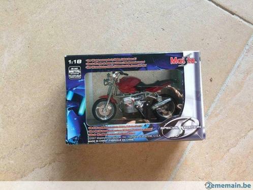 Moto BMW 1:18 rouge (Maisto), Verzamelen, Poppetjes en Figuurtjes, Ophalen