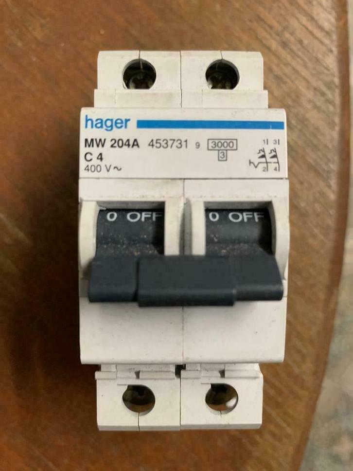 Hager MWN216A disjoncteur bipolaire 16A