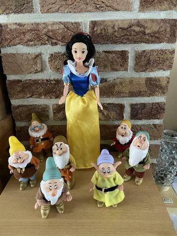 Oud sneeuwwitje en de 7 dwergen in uitstekende staat, Verzamelen, Disney, Zo goed als nieuw