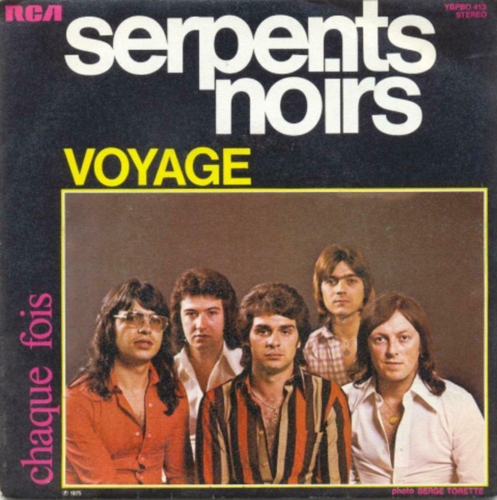 Serpents Noirs – Voyage / Chaque fois – Single – 45 rpm, CD & DVD, Enlèvement ou Envoi, Single, Utilisé, Pop