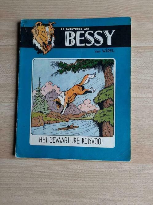Bessy - Het gevaarlijke konvooi  (1e druk - 1955), Boeken, Stripverhalen, Gelezen, Eén stripboek, Ophalen of Verzenden